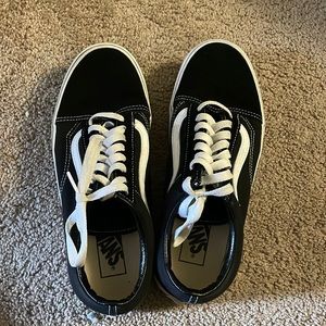 Women size 8.5 black vans